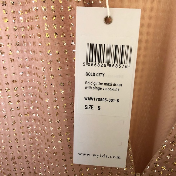 Gold glitter dress - Picture 4 of 6